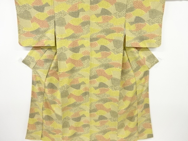 花古典柄上代紬着物